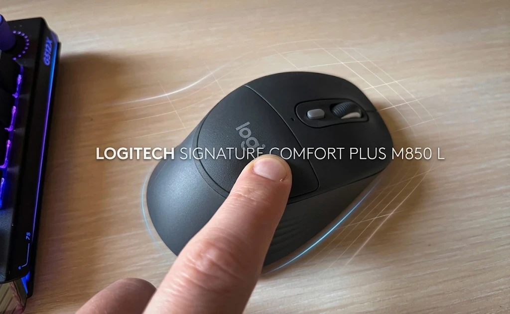 Logitech Signature Comfort Plus M850 L: новий рівень комфорту з м’якою подушечкою