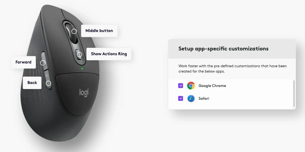 Налаштування Logitech Signature Comfort Plus M850 L Налаштування Logitech Signature Comfort Plus M850 L